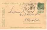 Entier Postal 50 Obl Antwerpen - Postkarten 1909-1934