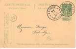 Entier Postal 44 Obl Brugge - Cartes Postales 1909-1934