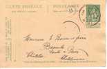 Entier Postal 44 Obl Huy - Cartes Postales 1909-1934