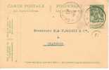 Entier Postal 44 Obl Brussel - Cartes Postales 1909-1934