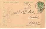 Entier Postal 50 Obl Gent - Postcards 1909-1934