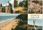 ETABLE SUR MER La Plage Des Gobelins Le Chevet De L'Eglise Le Centre Du Bourg ... - Etables-sur-Mer