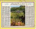 CALENDRIER ORIGINAL ANNEE 1969   -   BEOST 64   -   DEPARTEMENT 92 - Formato Grande : 1961-70