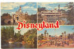 DISNEYLAND - Carte 4 Vues - Parc D'attraction  (Y9) - Disneyland