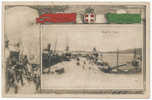 ITALIA  1915 C. P. POSTA MILITARE, TIMBRO D´ARRIVO: LUINO SUL LAGO MAGGIORE. TRIESTE ITALIANA: MOLO SAN CARLO. SUPERBA. - Guerre Mondiale (Première)