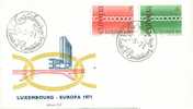 LUXEMBOURG 1971  EUROPA CEPT FDC - 1971