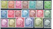 Allemagne Fédérale : TP N° 62A/72B ** - Unused Stamps