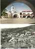 LES ISSAMBRES Var 2 Cpsm 1957  Place Du Village Et Vue Aérienne ( Enseigne Photo Altipan Lumière At Crumiere ) - Les Issambres