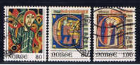 N Norwegen 1976 1977 Mi 734 755-56 Weihnachten - Oblitérés