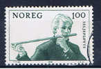N+ Norwegen 1978 Mi 783 Flötenspieler - Usati