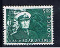 N Norwegen 1983 Mi 889 König Olav - Oblitérés