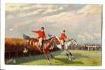 ILLUSTRATEUR RAPHAEL TUCK OLIETTE COURSE DE CHEVAUX HORSE RACING STEEPLE CHASE - Tuck, Raphael