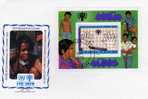 Jahr Des Kindes 1979 Tschad Block 76 FDC 3€ Kinder-Gesichter Junge/Bleistift Bloc Hb UNICEF M/s Children Sheet Bf Tchad - Non Classificati