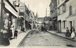 BOUGIVAL (78) Rue De Versailles Devanture Commerce Belle Animation - Bougival