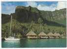 Moorea ,hotel Aimeo Baie De Cook ,écrite En 1975 , Timbre Enlevé - Polynésie Française