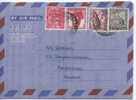 India Aerogramme Sent To Denmark 24-3-1973 - Airmail