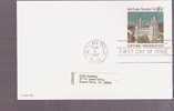 FDC Postal Card - Salt Lake Temple, Salt Lake City, Utah, Historic Preservation - Scott # UX83 - 1971-1980