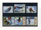 - LAOS . ENSEMBLE DE TIMBRES SUR LES JEUX OLYMPIQUES DE GALGARY  1988  . - Invierno 1988: Calgary