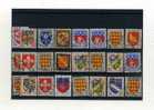 - FRANCE . ENSEMBLE DE TIMBRES DE FRANCE . ARMOIRIES . - 1941-66 Coat Of Arms And Heraldry