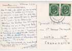 Paire De Timbres  / Carte Postale   Du 3/ 8 /53 - Covers & Documents