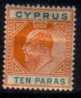 CYPRUS   Scott #  49*  F-VF Hinged - Chypre (...-1960)