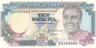 ZAMBIE  10 Kwacha Non Daté (1989-1991) Pick31b Signature 9   ****BILLET  NEUF**** - Zambia