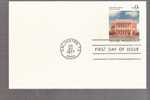 FDC Postal Card - Federal Court House - Galveston, Texas - Scott # UX71 - 1971-1980