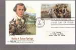 FDC Postal Card - Battle Of Eutaw Springs, Nathanael Greene - Scott # UX90 - 1981-1990