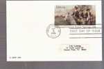 FDC Postal Card - Battle Of Eutaw Springs, Nathanael Greene - Scott # UX90 - 1981-1990