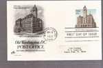 FDC Postal Card - Old Post Office, Washington D.C. HIstoric Preservation - Scott # UX99 - 1981-1990