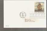 FDC Postal Card - Golden Hinde - Sir Francis Drake's Ship - Scott # UX86 - 1971-1980
