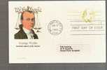 FDC Postal Card -  George Wythe - Scott UX108 - 1981-1990