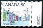 Canada Unitrade 725  MNH VF Right Margin Single With Selvedge. Maritime Street Scene - Nuovi