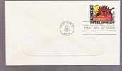 FDC Stamped Envelope - Energy Development  - Scott # U585 - 1971-1980