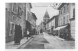 01 )) VILLARS LES DOMBES Grande Rue, Hotel Bessard à Gauche, ANIMEE, F Vialatte Photo - Villars-les-Dombes