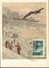 1955  Russie  Carte Maximum  Saut Avec Ski  Ski Jumping  Salto Con Sci - Hiver