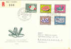 Switzerland Registered Pro Patria FDC Cover 1959 To Denmark - Gebraucht