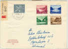 Switzerland Registered Pro Patria FDC Cover 1956 To Denmark Embossed Cachet Min. €55,- - Gebraucht