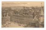 BRUXELLES - BRUSSEL .Panorama.La Grand'Place,côté Est,vu à Vol D'oiseau.Ed Albert - Mehransichten, Panoramakarten