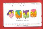 Japan Japon  Telefonkarte Télécarte Phonecard Telefoonkaart  Olympic  Eule Owl Hibou   270 - 01680 - Gufi E Civette