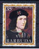 Barbuda+ 1970 Mi 66** Richard III. - Barbuda (...-1981)