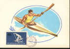 1969  Roumanie  Carte Maximum  Canoe  Canoa - Kanu