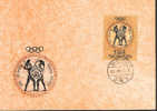 Jeux Olympiques 1960  Hongrie  Carte Maximum   Escrime Fencing Scherma - Scherma