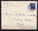 Belgique 1947, Festival Mondial Du Film Et Des Beaux-Arts De Belgique, N° 748 Sur Lettre - Briefe U. Dokumente