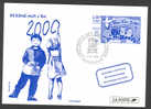 France Postal Stationery Carte Postale PostKarte Cartolina Postale 1999 Vive L´an 2000 - Official Stationery