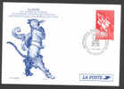 France Postal Stationery Carte Postale PostKarte Cartolina Postale 1997 Perrault - Le Chat Botte - Pseudo-entiers Officiels