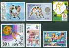 BOXE  Lot 08 De 6 Timbres Différents: Samoa - Maroc - Fujeira - Mongolie - Cuba - Roumanie - Boxeo