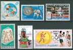 BOXE  Lot 10 De 6 Timbres Différents:  Roumanie - Liban - Sao Tomé - Niger - Sahara - Fujeira - Boxen