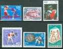 BOXE  Lot 11 De 6 Timbres Différents:  Roumanie - Cuba - Monaco - Cambodge - Hongrie - Niger - Pugilato