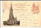 Wtb128/  WÜRTTEMBERG - Sonder-Ganzsache, Feuerwehrtage Ulm 1897 (pompier/bombero/fire) - Postal  Stationery